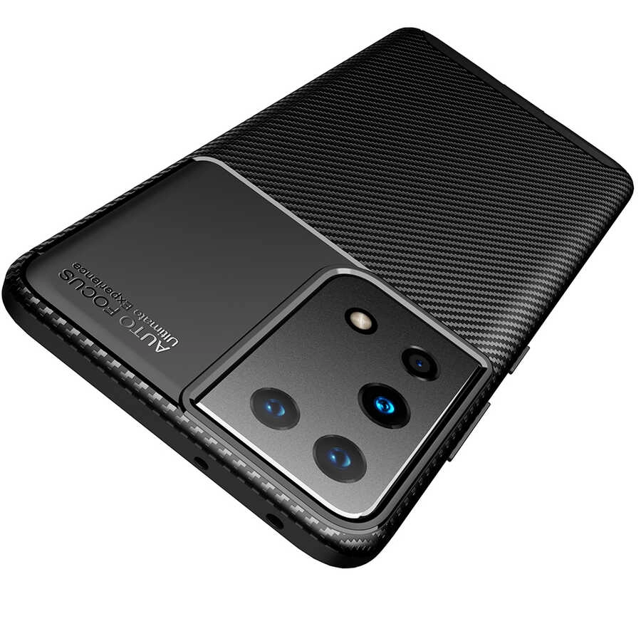 Galaxy Uyumlu S21 Ultra Kılıf Zore Negro Silikon Kapak