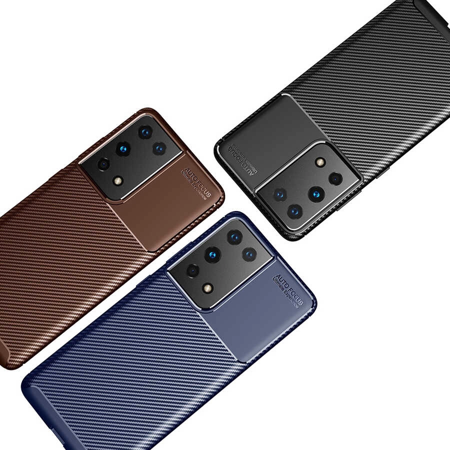 Galaxy Uyumlu S21 Ultra Kılıf Zore Negro Silikon Kapak