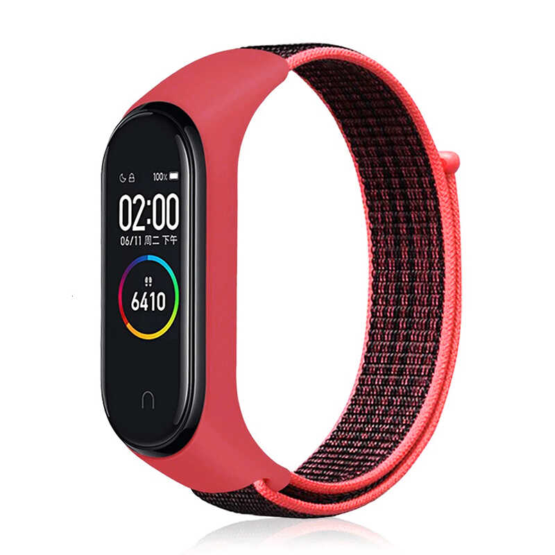 Xiaomi Uyumlu  Mi Band 4 Zore KRD-03 Hasır Kordon-No7