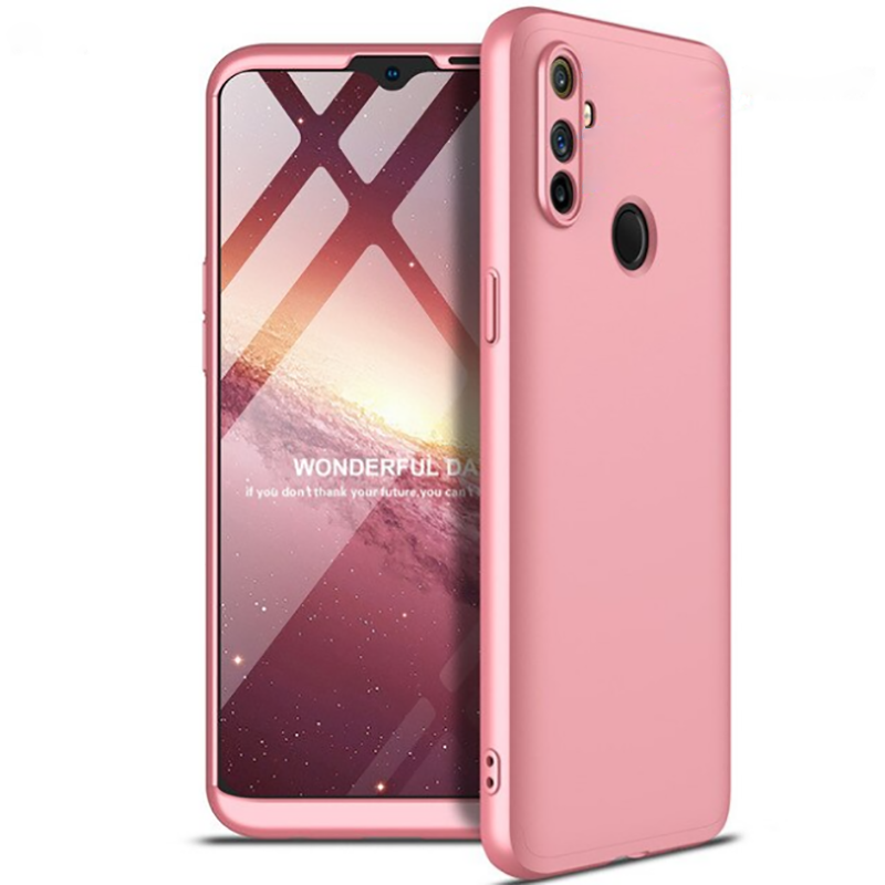Realme 5İ Kılıf Zore Ays Kapak-Rose gold