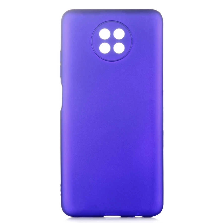 Xiaomi Uyumlu  Redmi Note 9 5G Kılıf Zore Premier Silikon Kapak-Saks mavi