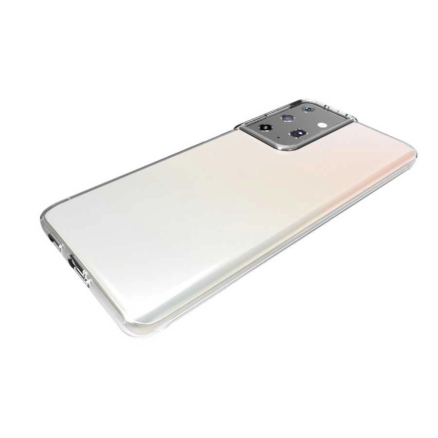Galaxy Uyumlu S21 Ultra Kılıf Zore Süper Silikon Kapak