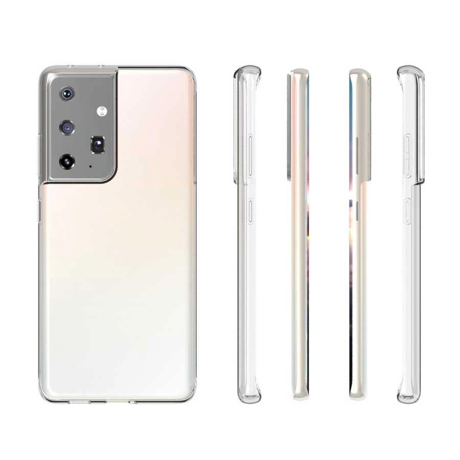 Galaxy Uyumlu S21 Ultra Kılıf Zore Süper Silikon Kapak