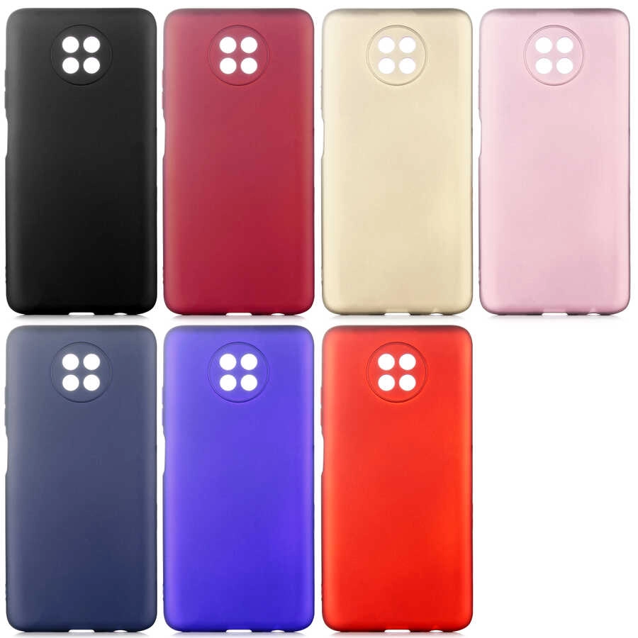 Xiaomi Uyumlu  Redmi Note 9T Kılıf Zore Premier Silikon Kapak-Kırmızı