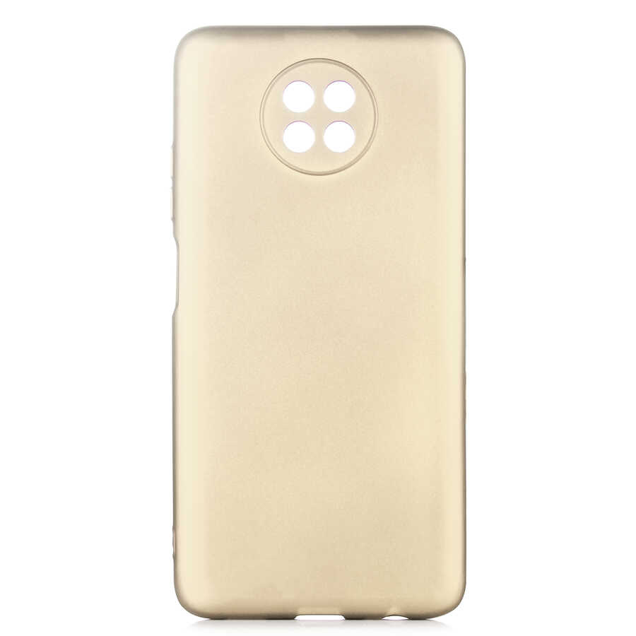 Xiaomi Uyumlu  Redmi Note 9T Kılıf Zore Premier Silikon Kapak-Gold