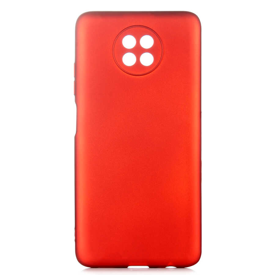 Xiaomi Uyumlu  Redmi Note 9T Kılıf Zore Premier Silikon Kapak-Kırmızı
