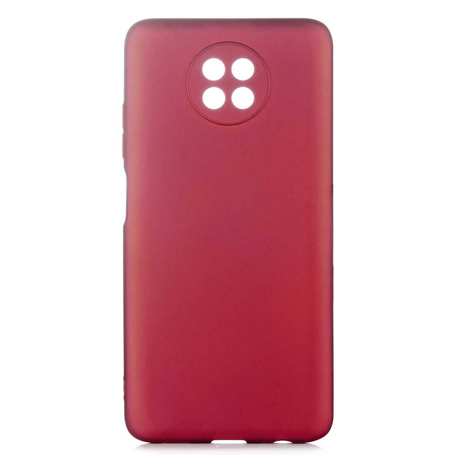 Xiaomi Uyumlu  Redmi Note 9T Kılıf Zore Premier Silikon Kapak-Mürdüm