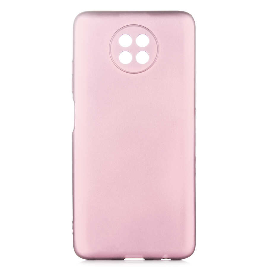 Xiaomi Uyumlu  Redmi Note 9T Kılıf Zore Premier Silikon Kapak-Rose gold