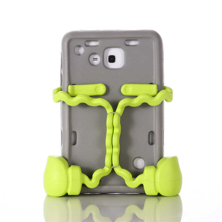 Galaxy Uyumlu Tab 4 7.0 T230 Zore Eva Boxer Tablet Silikon-Gri