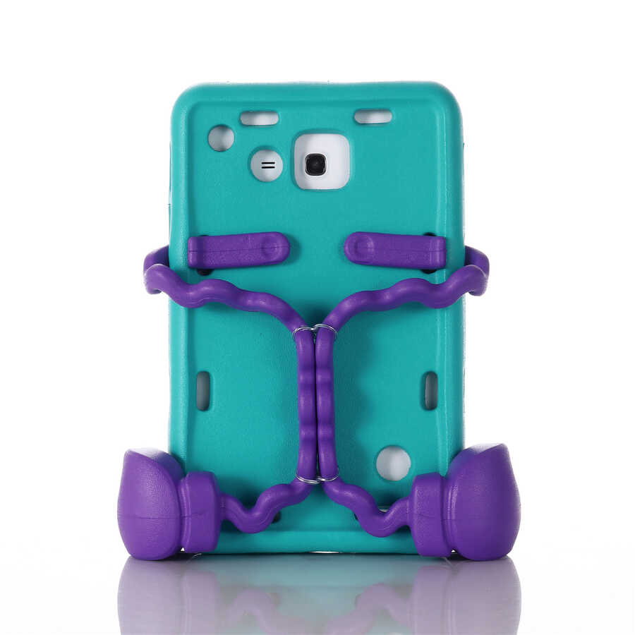Galaxy Uyumlu Tab 4 7.0 T230 Zore Eva Boxer Tablet Silikon-Mavi