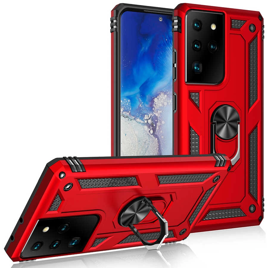 Galaxy Uyumlu S21 Ultra Kılıf Zore Vega Kapak
