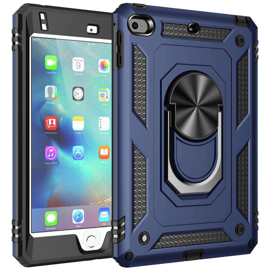 iPad Uyumlu Mini 5 Kılıf Zore Tablet Vega Kapak-Mavi