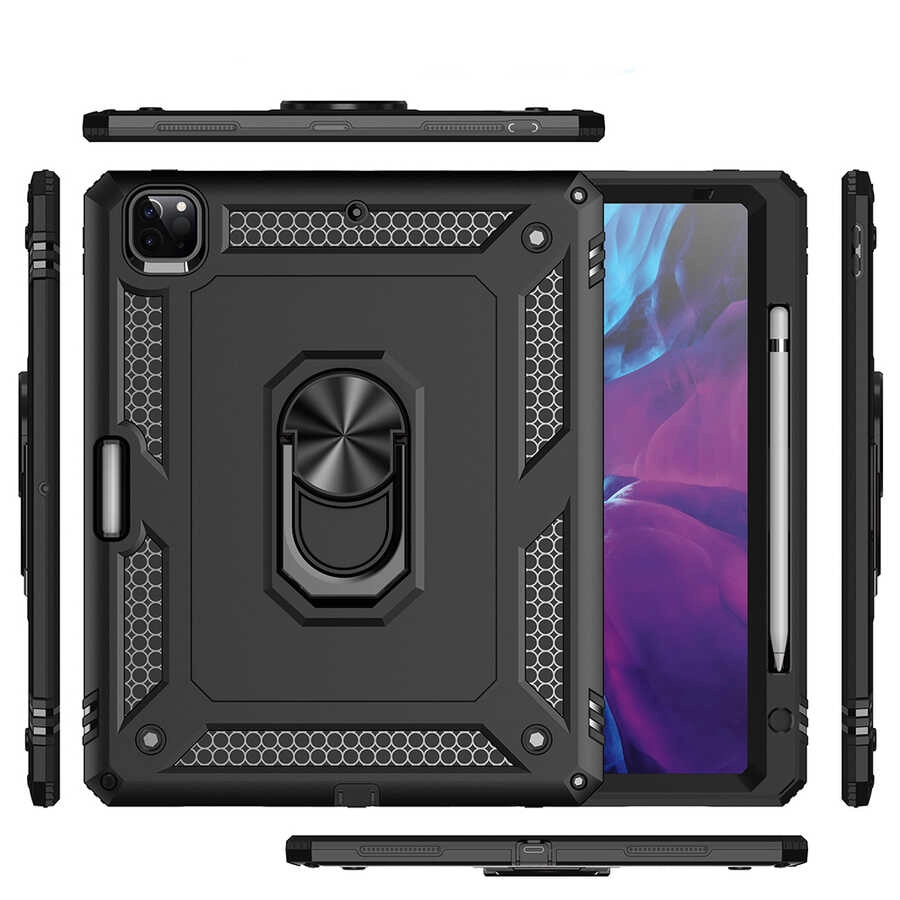 iPad Uyumlu Pro 12.9 2020 (4.Nesil) Kılıf Zore Tablet Vega Kapak