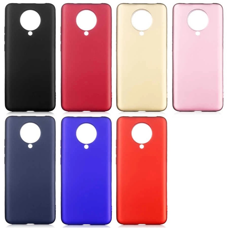 Xiaomi Uyumlu  Redmi K30 Pro Kılıf Zore Premier Silikon Kapak-Kırmızı
