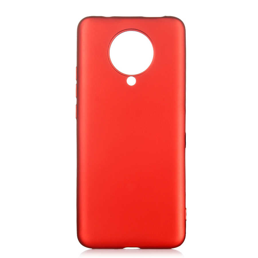 Xiaomi Uyumlu  Redmi K30 Pro Kılıf Zore Premier Silikon Kapak-Kırmızı