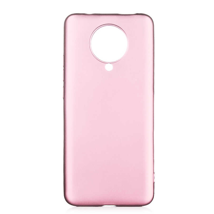 Xiaomi Uyumlu  Redmi K30 Pro Kılıf Zore Premier Silikon Kapak-Rose gold