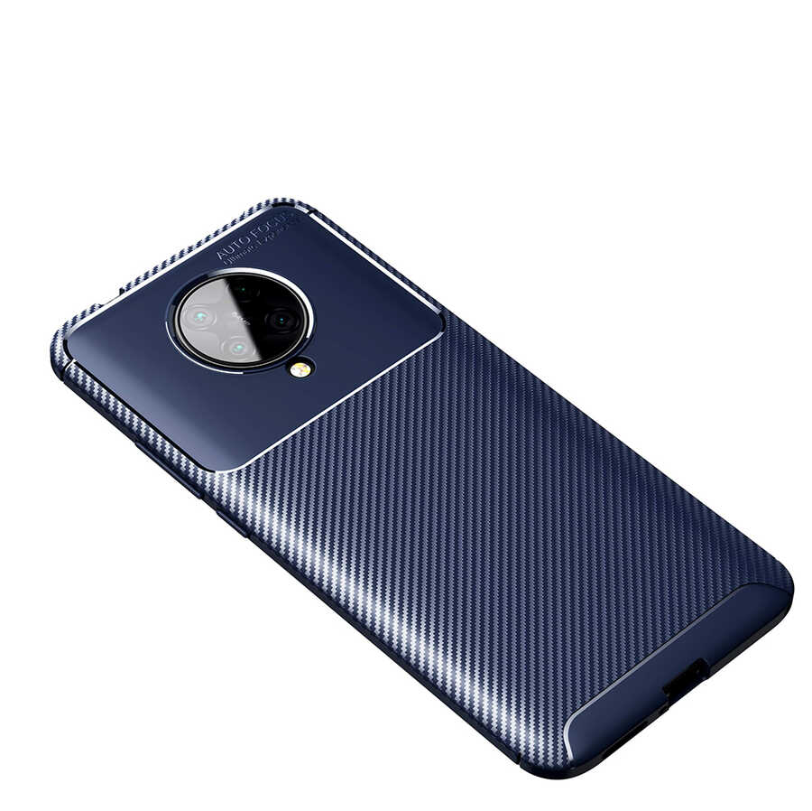 Xiaomi Uyumlu  Redmi K30 Pro Kılıf Zore Negro Silikon Kapak-Lacivert