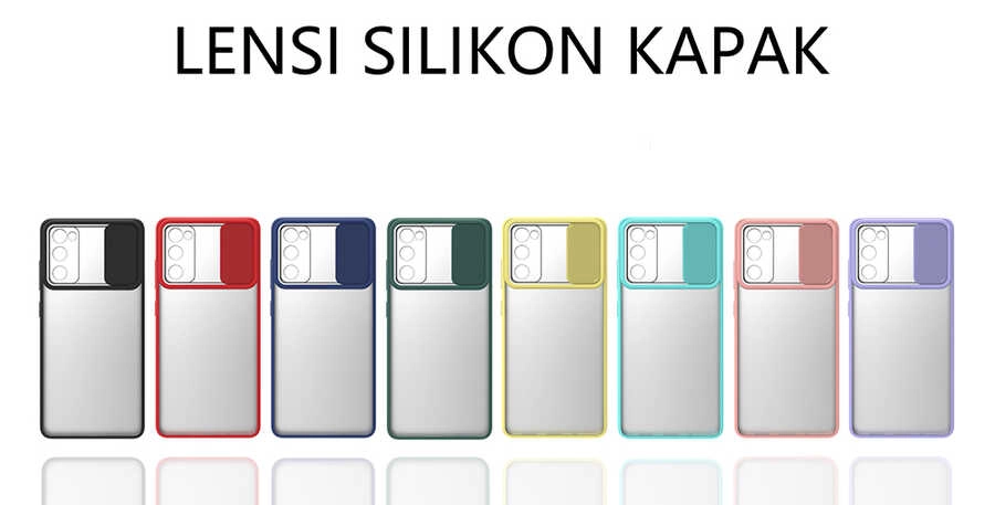 Galaxy Uyumlu S20 FE Kılıf Zore Lensi Kapak-Kırmızı