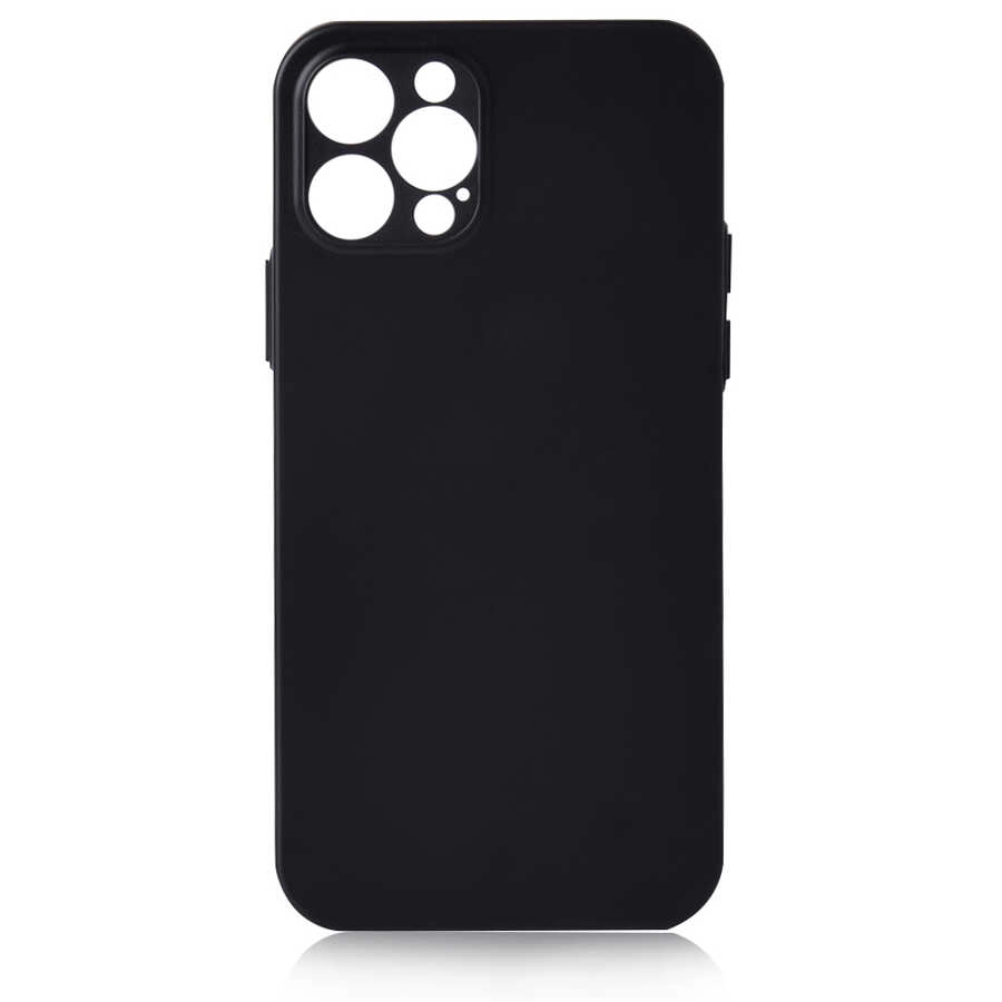 iPhone Uyumlu 12 Pro Kılıf ​​​​Zore Slims Kapak-Siyah