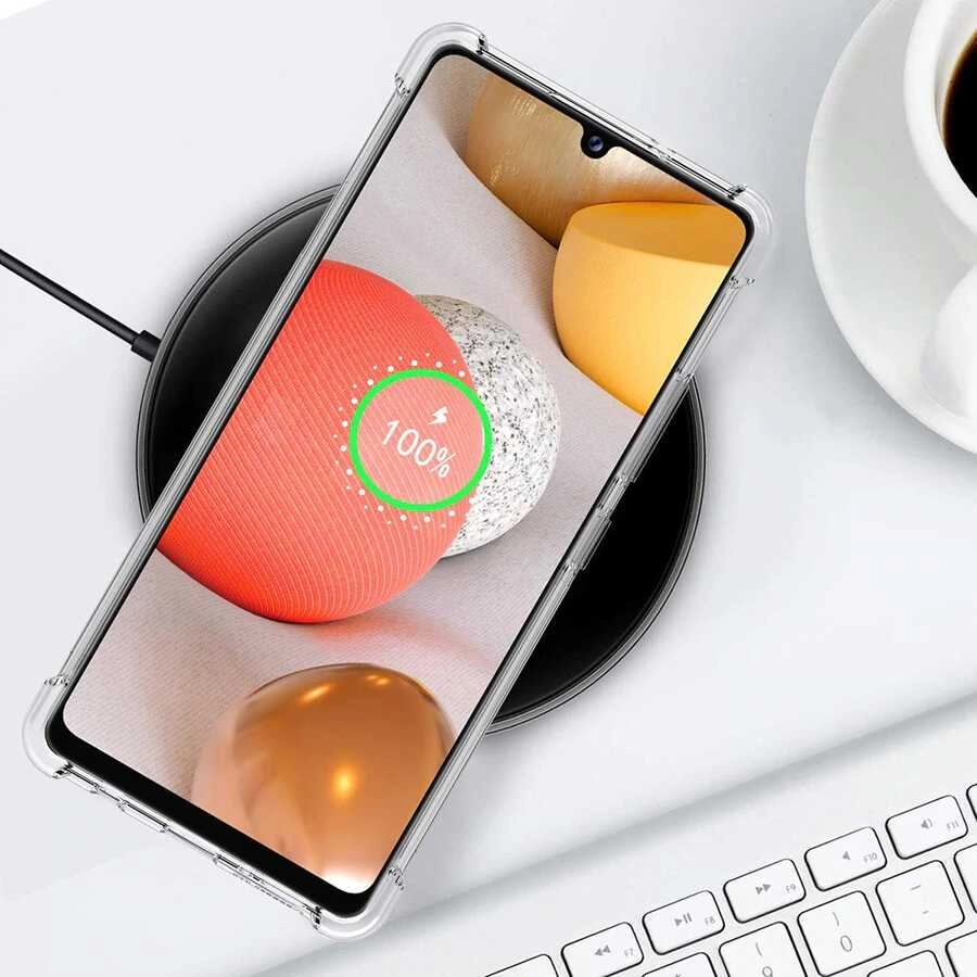 Galaxy Uyumlu A12 Kılıf Zore Nitro Anti Shock Silikon