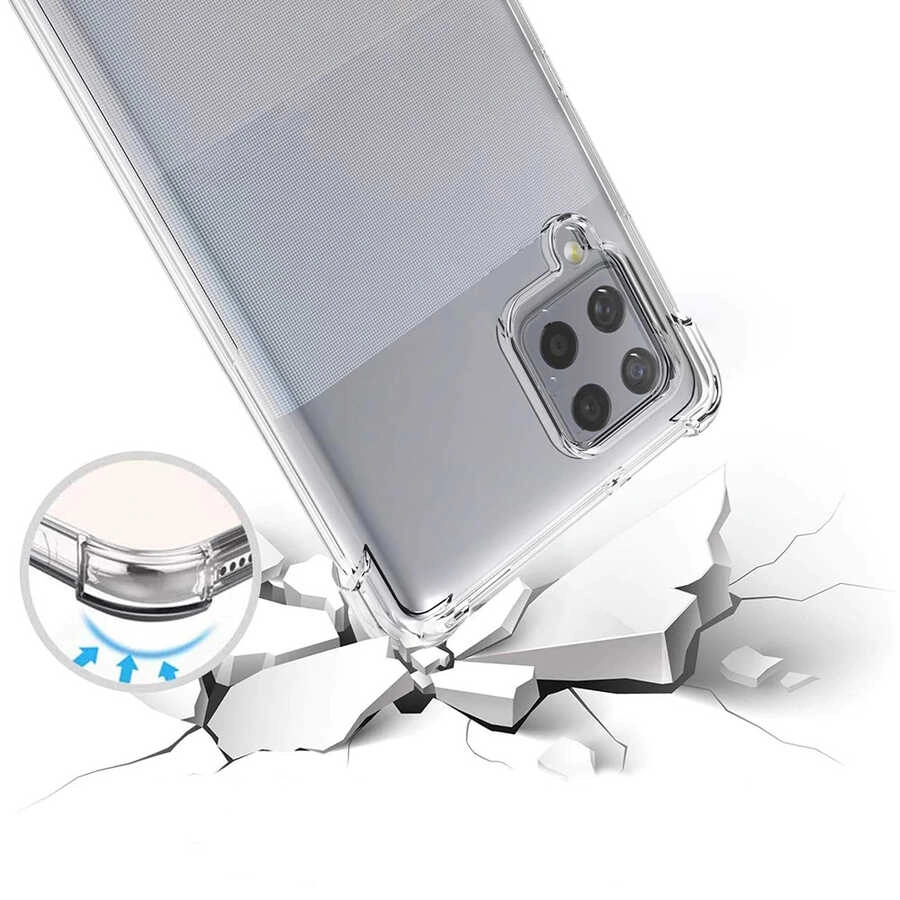 Galaxy Uyumlu A12 Kılıf Zore Nitro Anti Shock Silikon