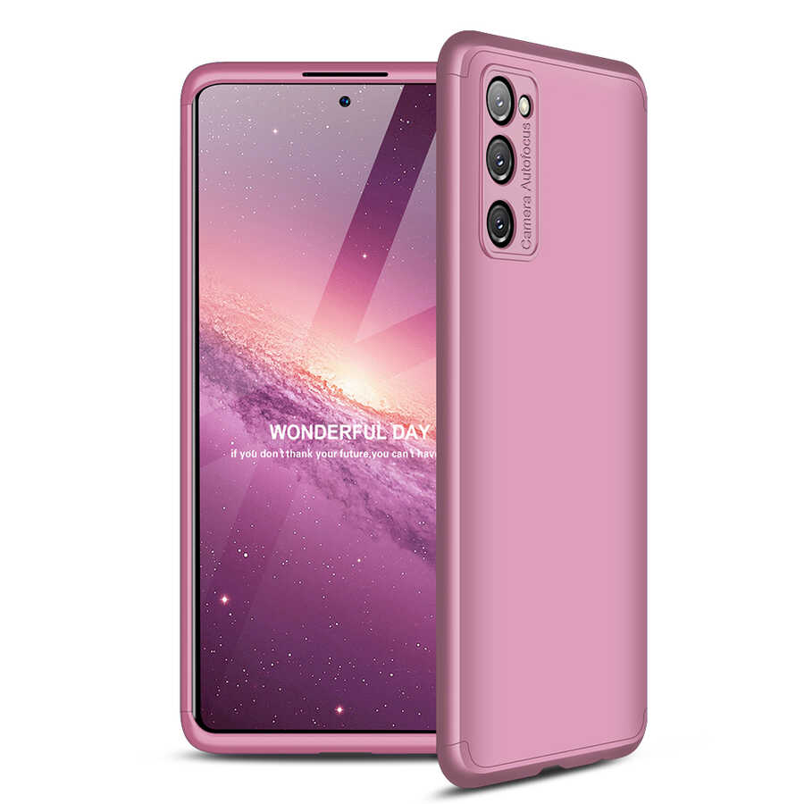 Galaxy Uyumlu S20 FE Kılıf Zore Ays Kapak-Rose gold