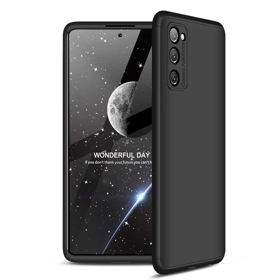 Galaxy Uyumlu S20 FE Kılıf Zore Ays Kapak-Siyah