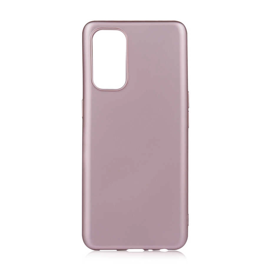 Oppo Reno 5 5G Kılıf Zore Premier Silikon Kapak-Rose gold