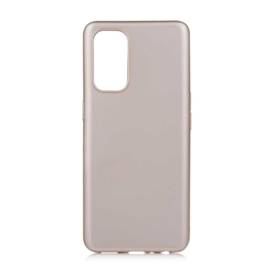 Oppo Reno 5 5G Kılıf Zore Premier Silikon Kapak-Gold