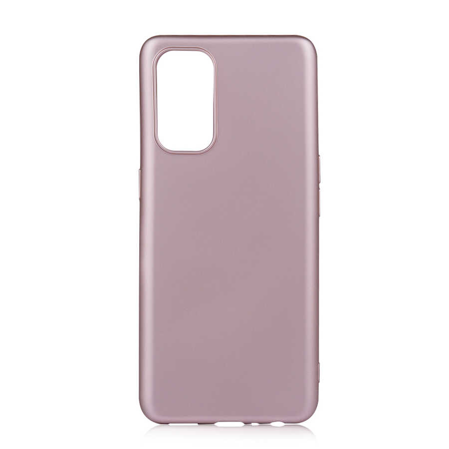 Oppo Reno 5 5G Kılıf Zore Premier Silikon Kapak-Rose gold