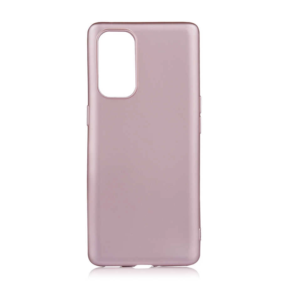 Oppo Reno 5 Pro 5G Kılıf Zore Premier Silikon Kapak-Rose gold