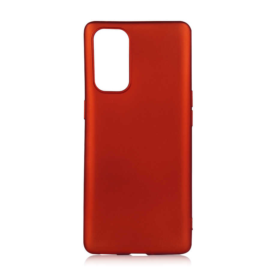 Oppo Reno 5 Pro 5G Kılıf Zore Premier Silikon Kapak-Kırmızı