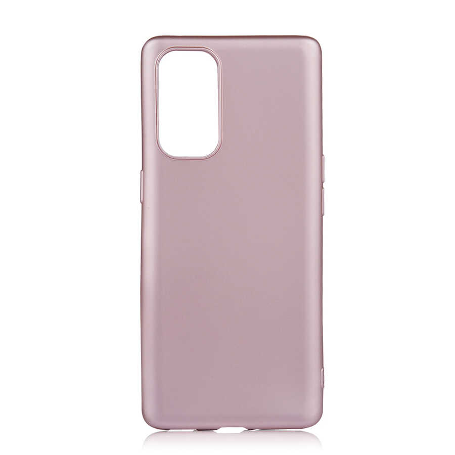 Oppo Reno 5 Pro 5G Kılıf Zore Premier Silikon Kapak-Rose gold