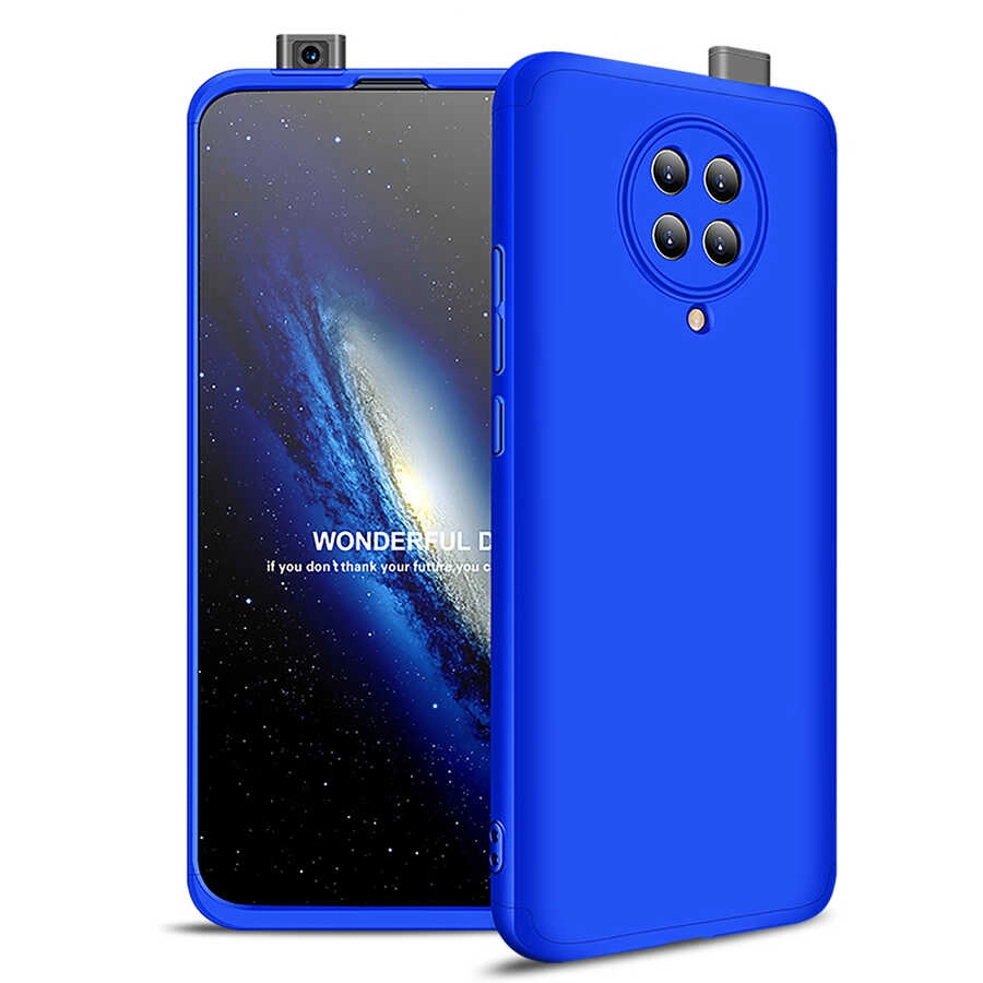 Xiaomi Uyumlu  Poco F2 Pro Kılıf Zore Ays Kapak-Mavi