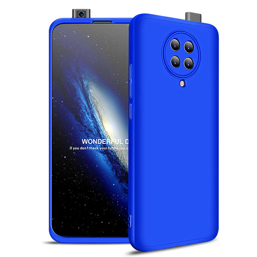 Xiaomi Uyumlu  Poco F2 Pro Kılıf Zore Ays Kapak-Mavi