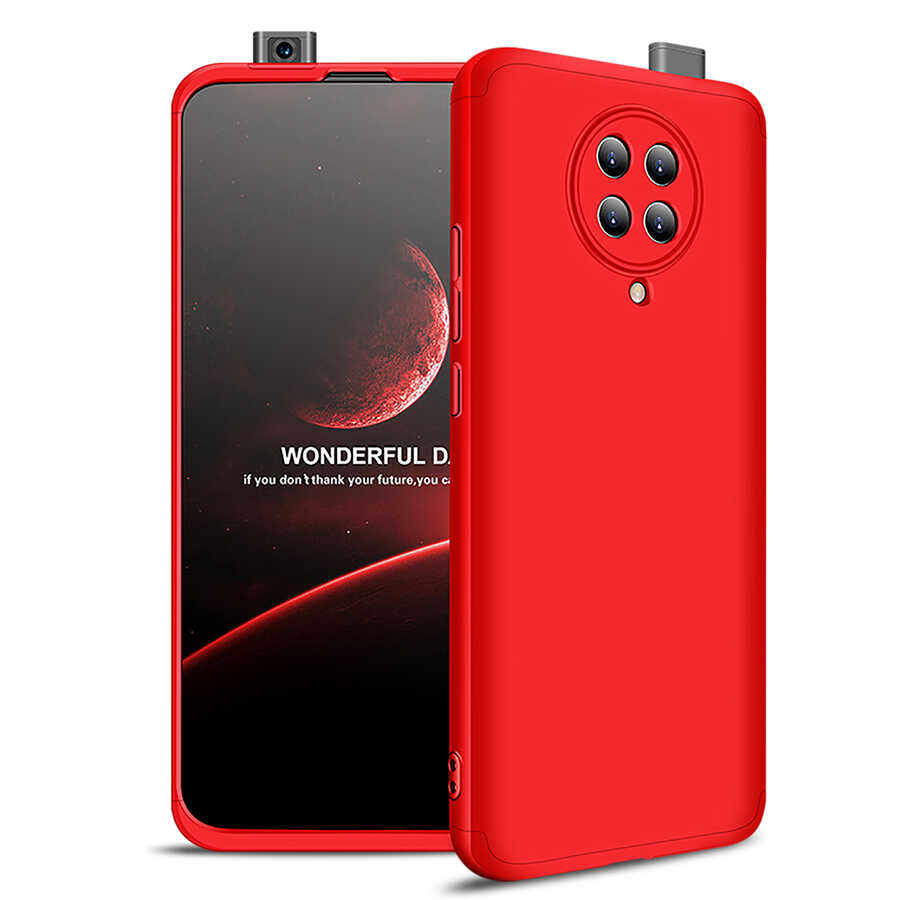 Xiaomi Uyumlu  Redmi K30 Pro Kılıf Zore Ays Kapak-Kırmızı