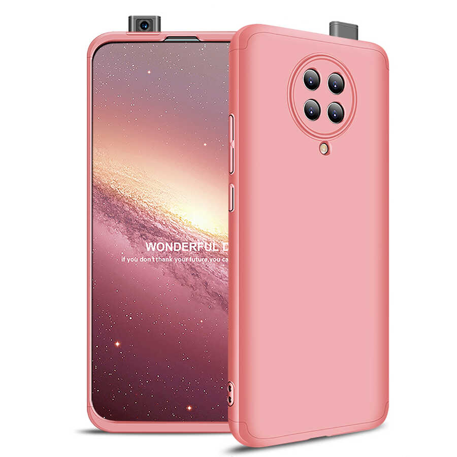 Xiaomi Uyumlu  Redmi K30 Pro Kılıf Zore Ays Kapak-Rose gold