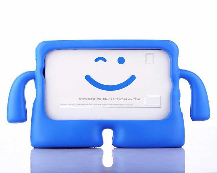 Galaxy Uyumlu Tab A7 10.4 T500 2020 Zore Çocuk Standlı Tablet Kılıf-Mavi