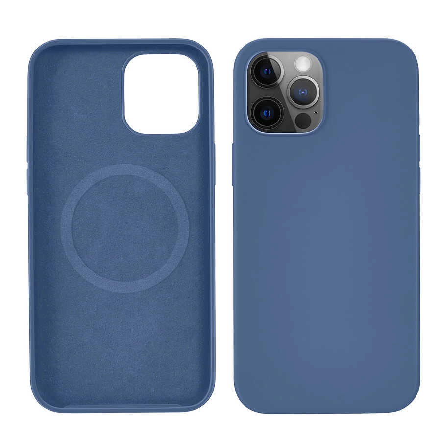 iPhone Uyumlu 12 Pro Kılıf Zore Silksafe Wireless Kapak