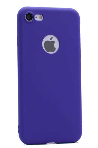 iPhone Uyumlu 7 Kılıf Zore Premier Silikon Kapak-Mor