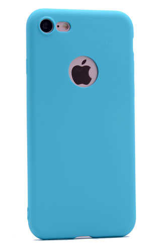 iPhone Uyumlu 7 Kılıf Zore Premier Silikon Kapak-Turkuaz