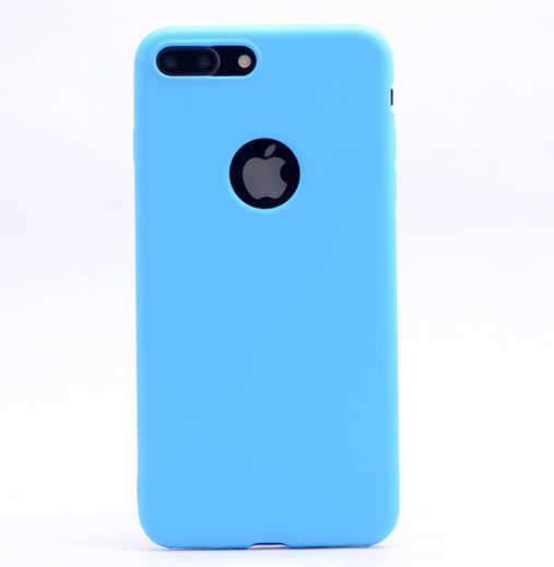 iPhone Uyumlu 8 Kılıf Zore Premier Silikon Kapak-Mavi