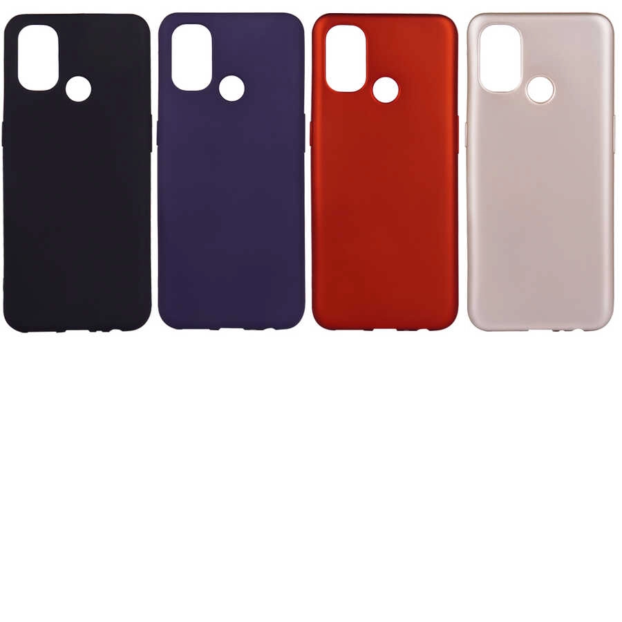 One Plus Nord N100 Kılıf Zore Premier Silikon Kapak-Kırmızı