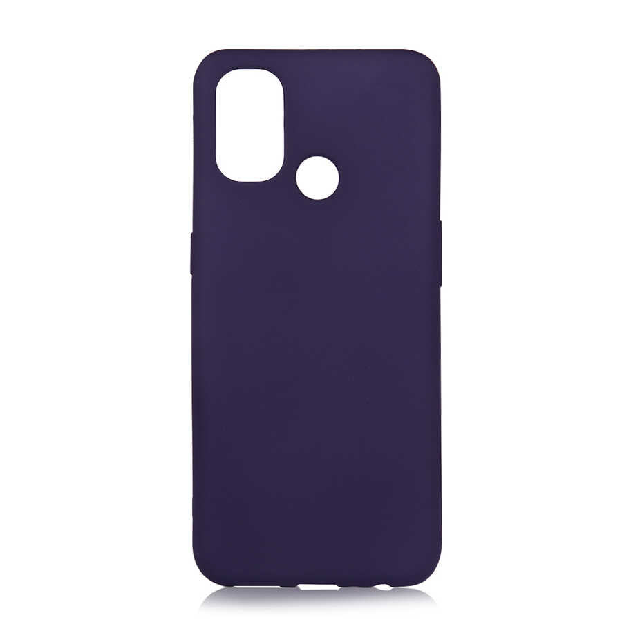 One Plus Nord N100 Kılıf Zore Premier Silikon Kapak-Lacivert