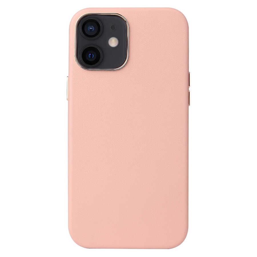iPhone Uyumlu 12 Mini Kılıf Zore Leathersafe Wireless Kapak