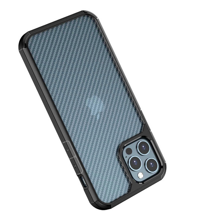 iPhone Uyumlu 12 Pro Max Kılıf Zore İnoks Kapak