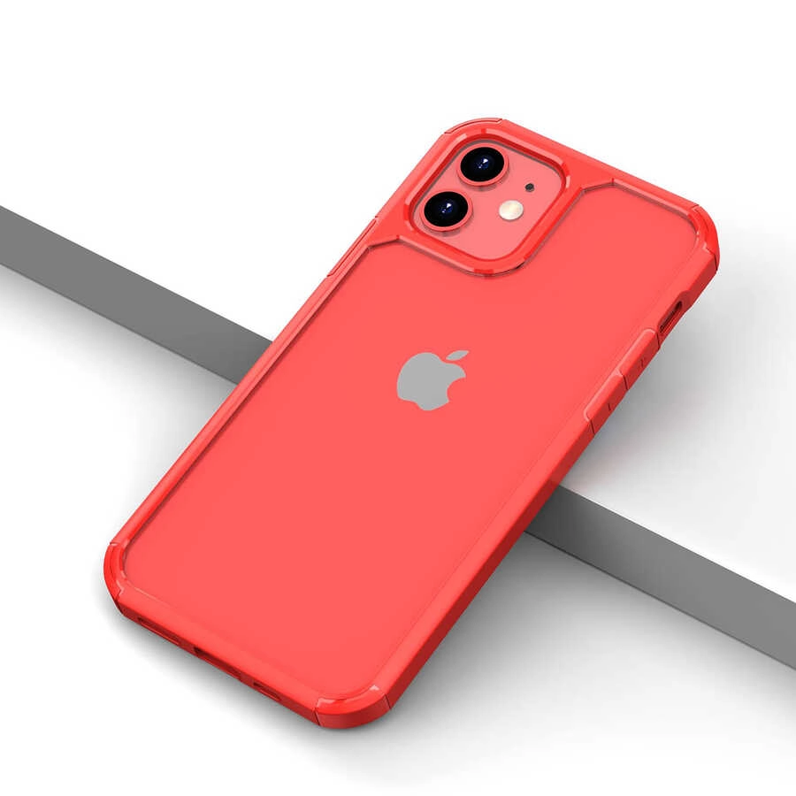 iPhone Uyumlu 11 Kılıf Zore Roll Kapak-Kırmızı