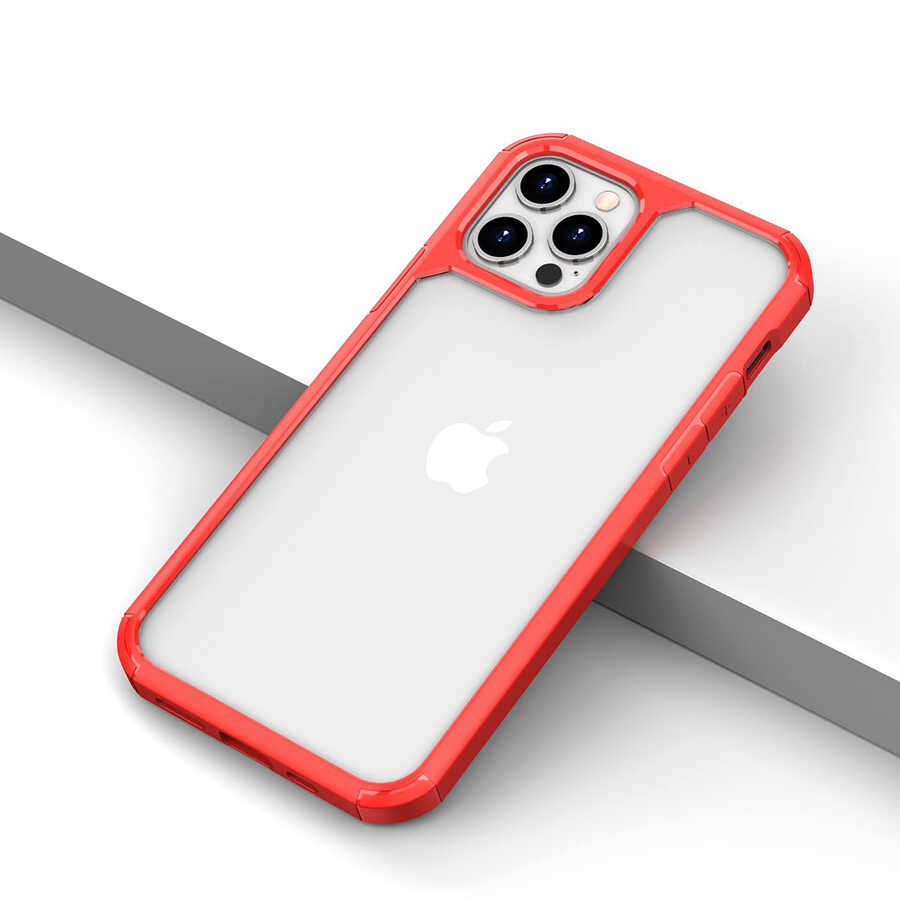 iPhone Uyumlu 11 Pro Max Kılıf Zore Roll Kapak-Kırmızı