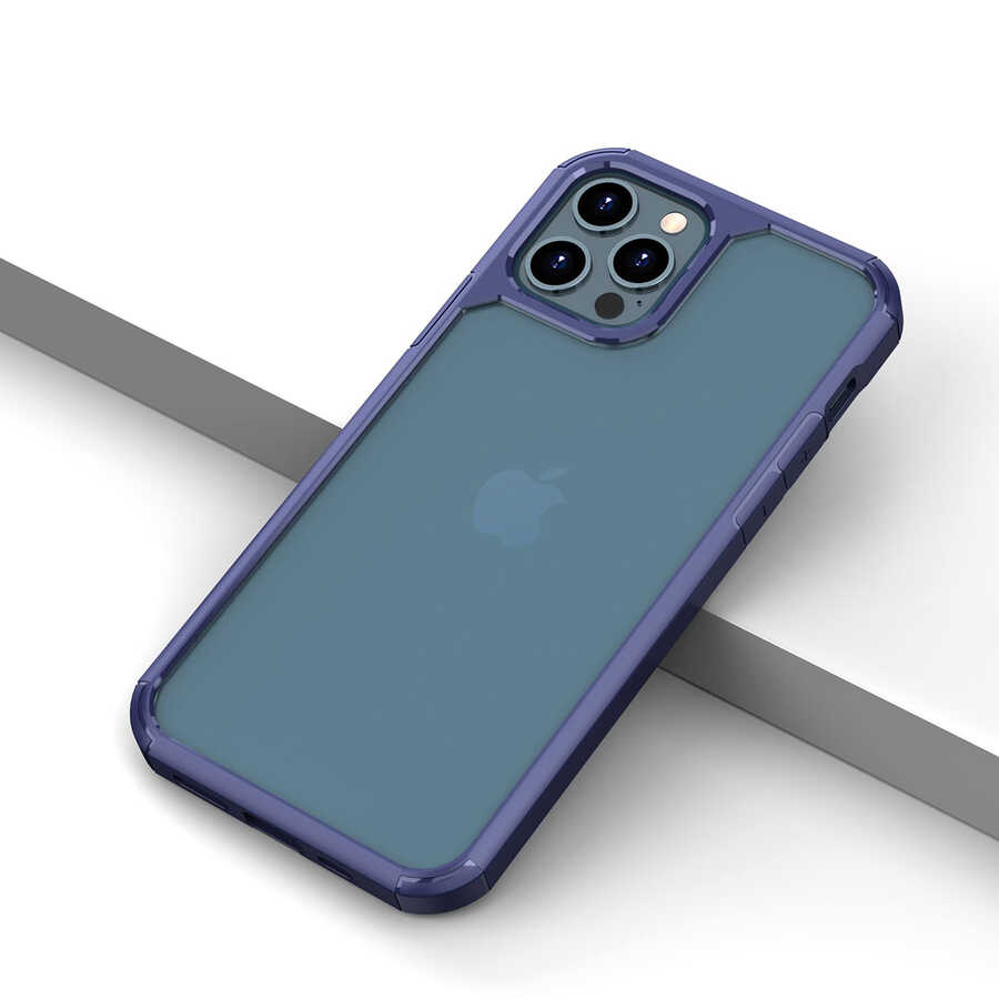 iPhone Uyumlu 11 Pro Max Kılıf Zore Roll Kapak-Mavi