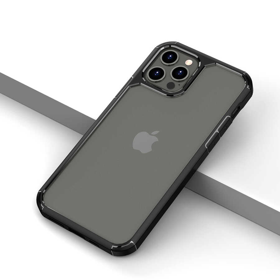 iPhone Uyumlu 11 Pro Max Kılıf Zore Roll Kapak-Siyah